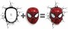  Светильник 3D 3DLightFX: Маска Человека-паука (Spiderman Mask)